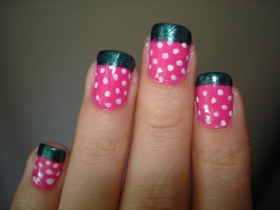 pink nail polish designs. start out of nail polish